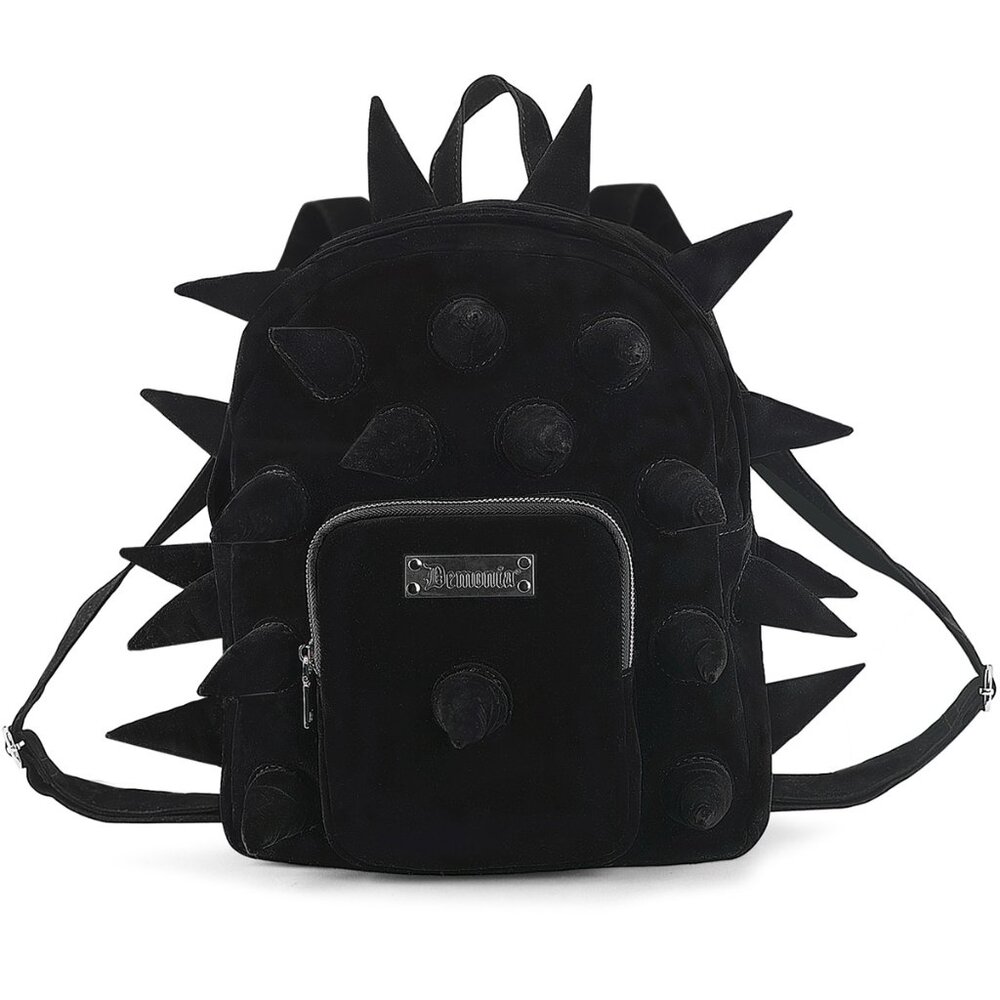 Velvet Soft Cone Spiked Mini Backpack